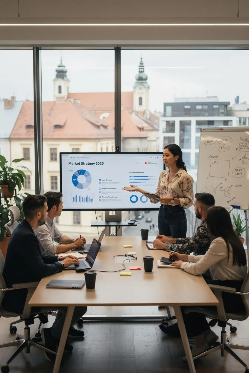 Professional team collaboration