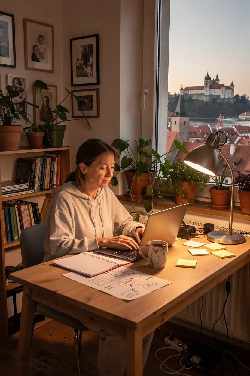 Professional business solutions illustration